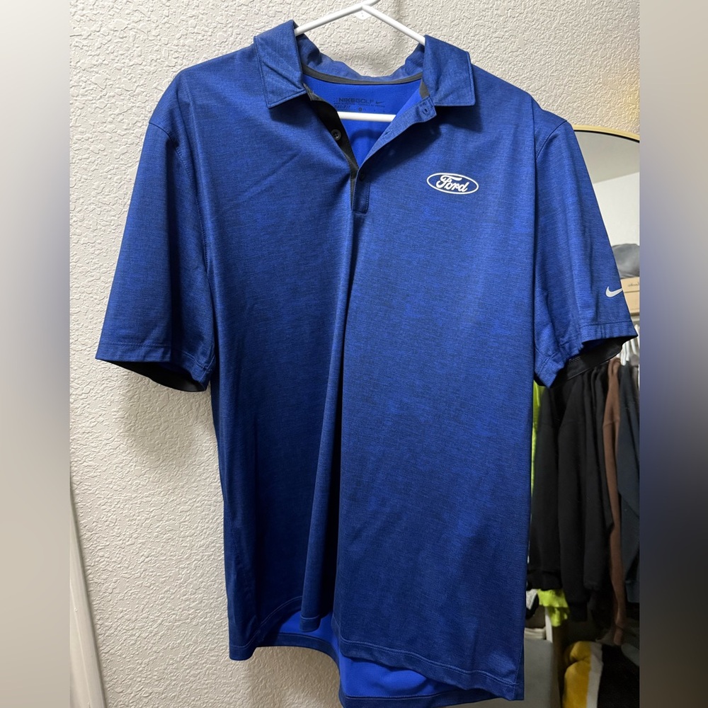 Nike Blue Performance Polo Shirt